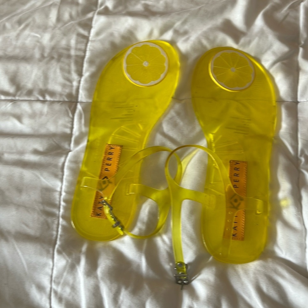 Katy Perry lemon sandals